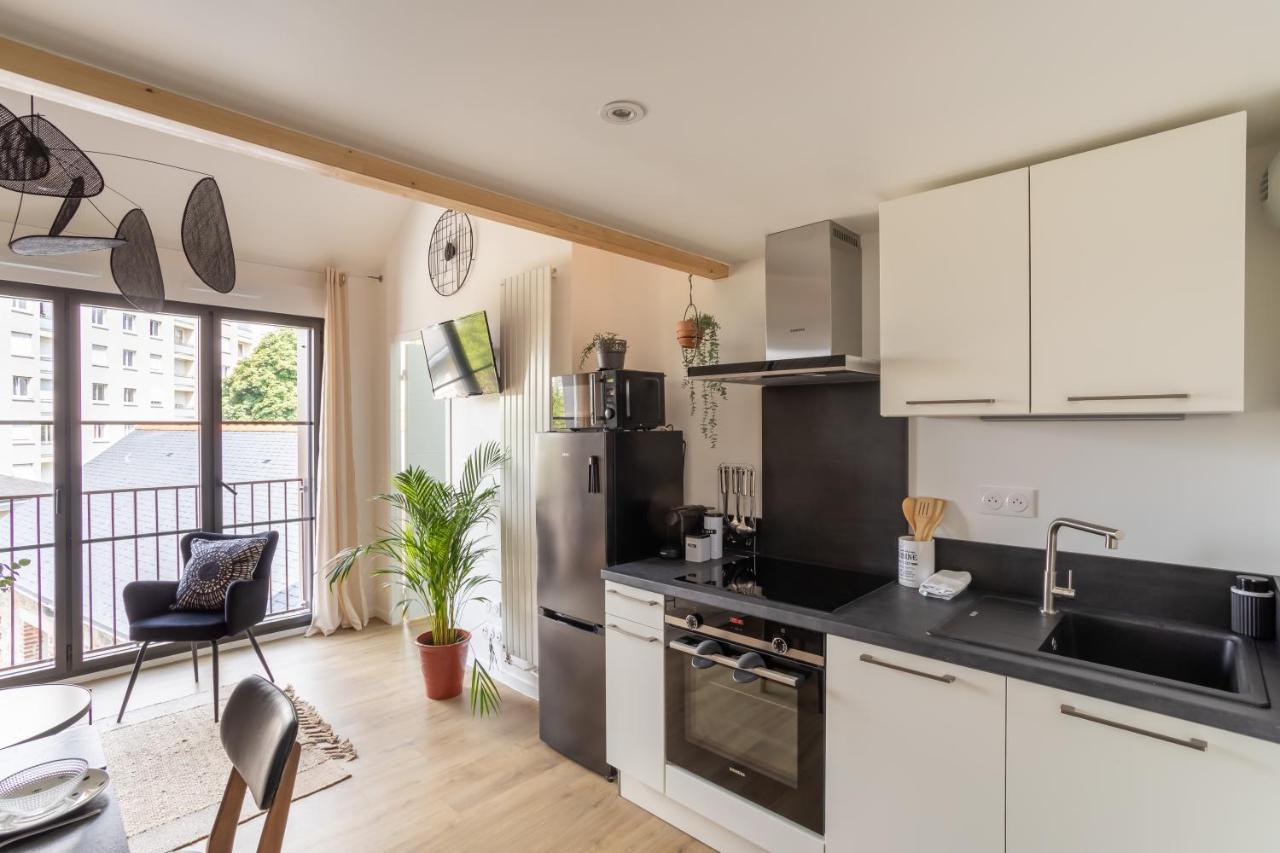 Le Saint Martin Bis - Bel Appartement Moderne Et Confortable Rennes Esterno foto