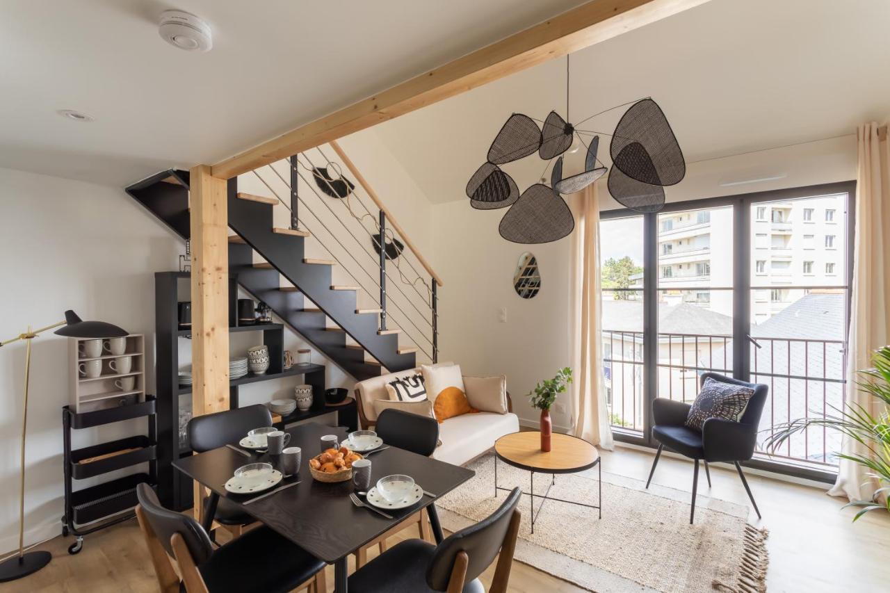 Le Saint Martin Bis - Bel Appartement Moderne Et Confortable Rennes Esterno foto